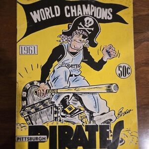 MLB Pittsburgh Pirates Vintage Poster - Yellow and Black